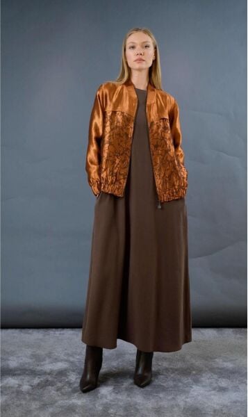 Parlak Dokuma Ceket Takım Elbise