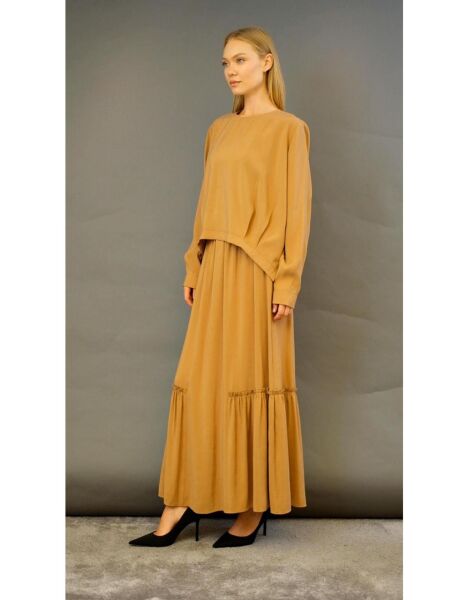 Etek Ucu Fırfır Detay Takım