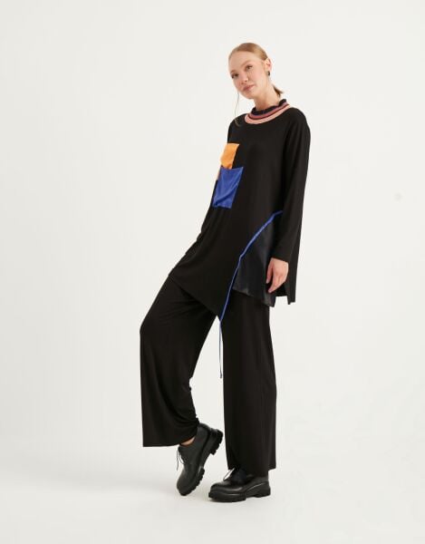 Cep Detaylı Asimetrik Takım